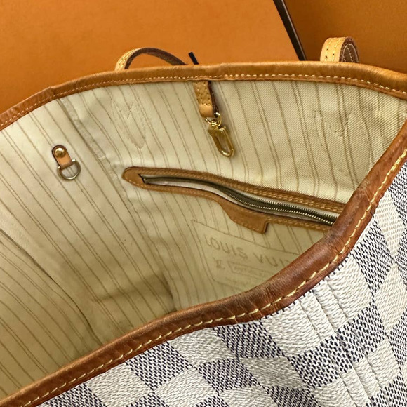 💎✨Authentic✨💎 Louis Vuitton Neverfull MM Damier Azur - Picture 10 of 14
